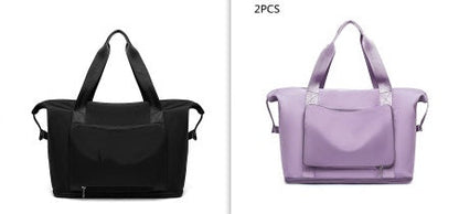 Foldable Large Capacity Women Gym Bags Shoulder Bag Women Training Travel Handle Handbag Yoga Sport Crossbody Tote Bag Women