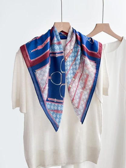 Women's Vintage High-end Outer Silk Scarf
