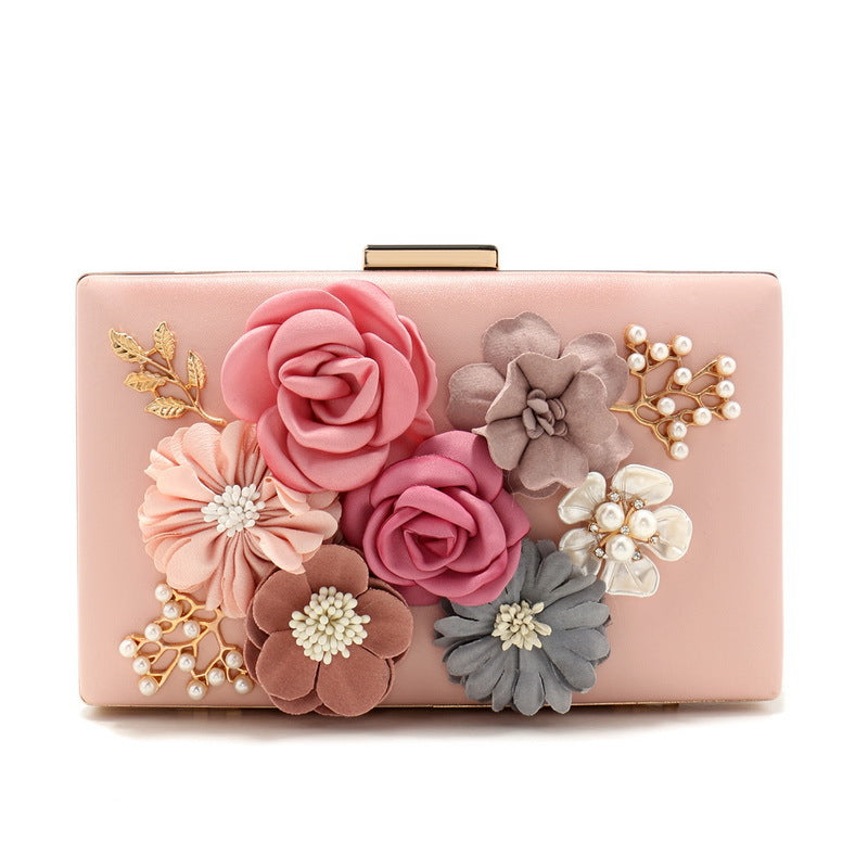 Fashionable Floral Evening Bag For LadiesElegant And Stylish Handbag For Banquets