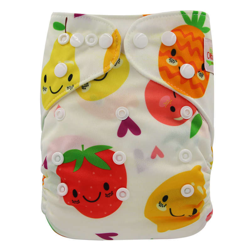 Washable Baby Cloth Diaper Breathable Diaper Pants 0-3 Years Old Baby Adjustable Diaper Leak-proof Diaper