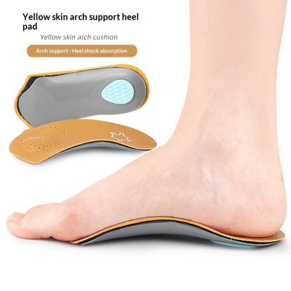 Arch Supporting Shoe Insoles Flat-foot Invisible Non-slip Thickened Half Insoles