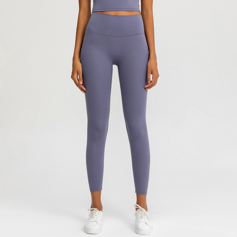 Autumn And Winter New Nude Women Yoga Pants No Embarrassment Line