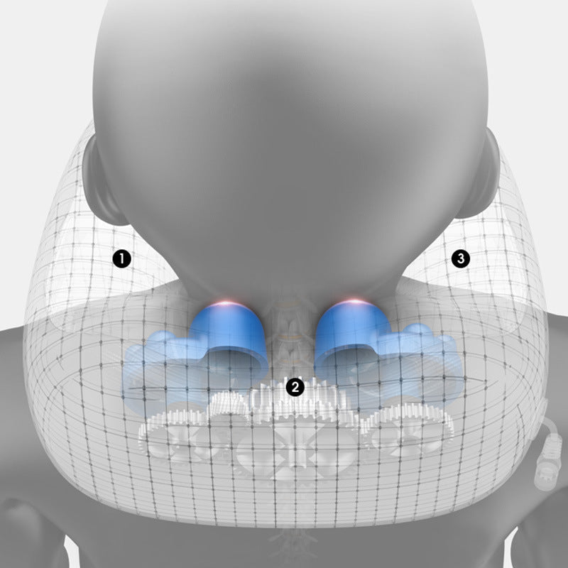 Gold U-Type Massage Pillow