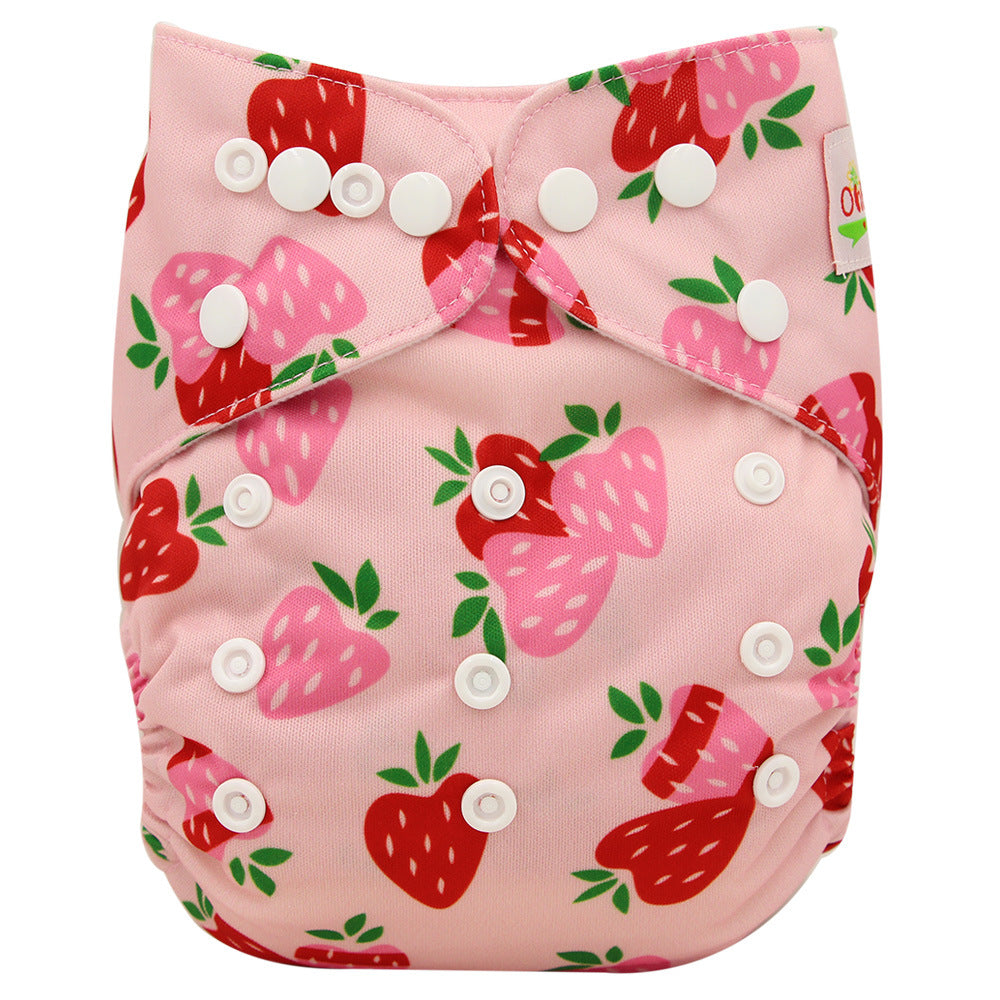 Washable Baby Cloth Diaper Breathable Diaper Pants 0-3 Years Old Baby Adjustable Diaper Leak-proof Diaper