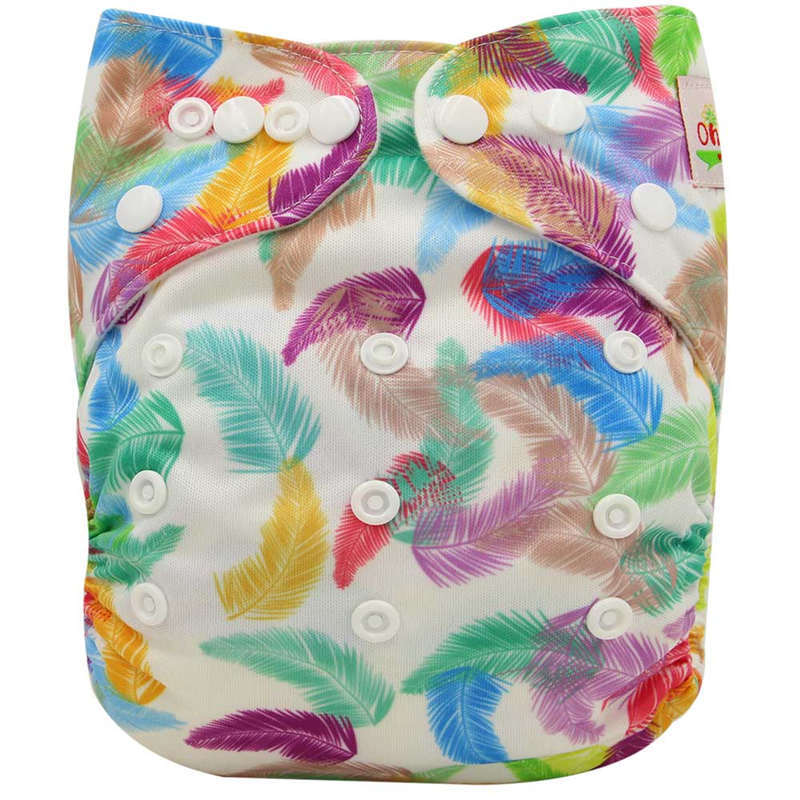 Washable Baby Cloth Diaper Breathable Diaper Pants 0-3 Years Old Baby Adjustable Diaper Leak-proof Diaper
