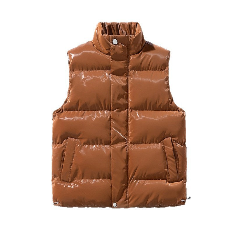 Womens Casual Loose-Fit Down Padded Vest