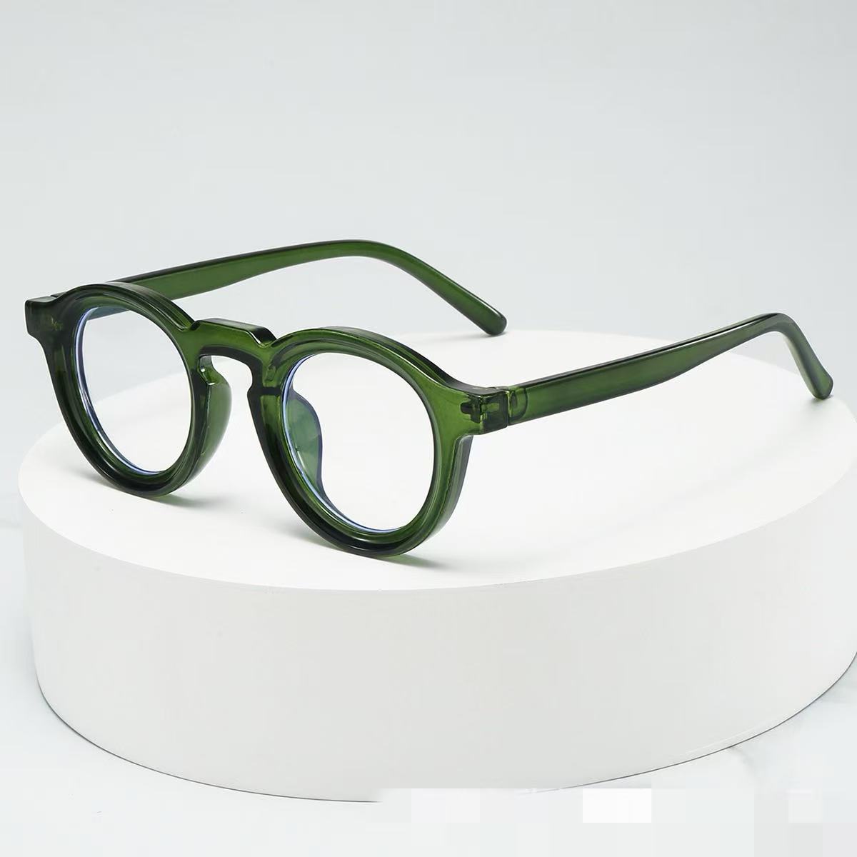 Round-frame High-definition Blue-light-blocking Plain Glasses