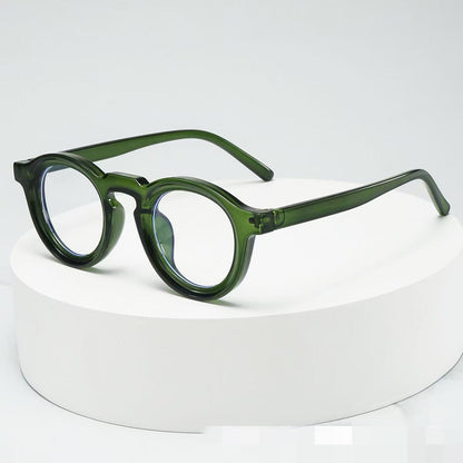 Round-frame High-definition Blue-light-blocking Plain Glasses