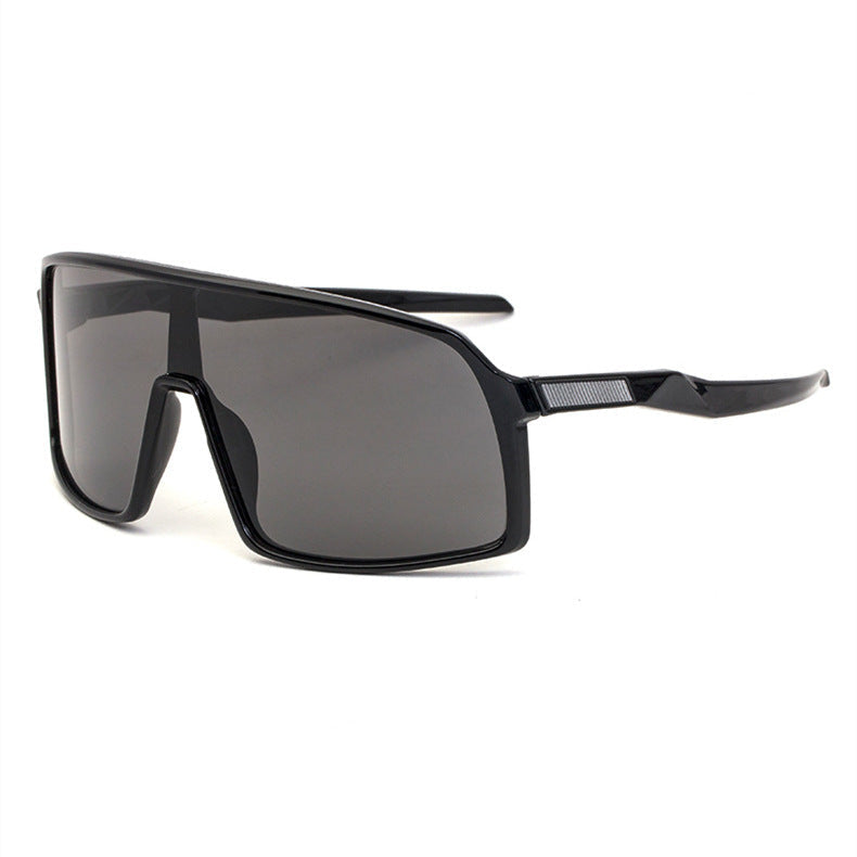 New Colorful Bicycle Windproof Cycling Sunglasses One-Piece Women's Sunglasses European And American Fashion Sports Sunglasses
