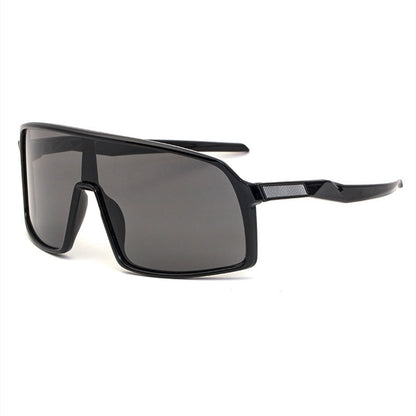 New Colorful Bicycle Windproof Cycling Sunglasses One-Piece Women's Sunglasses European And American Fashion Sports Sunglasses