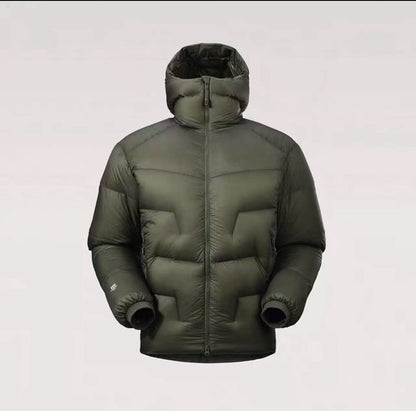 Ultra-Soft White Duck Down Short Puffer Jacket