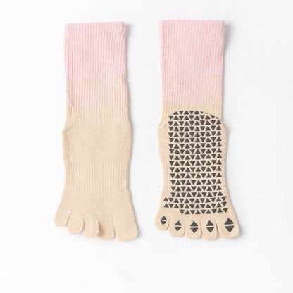 Five-finger Yoga Socks For Women Non-slip For Pilates