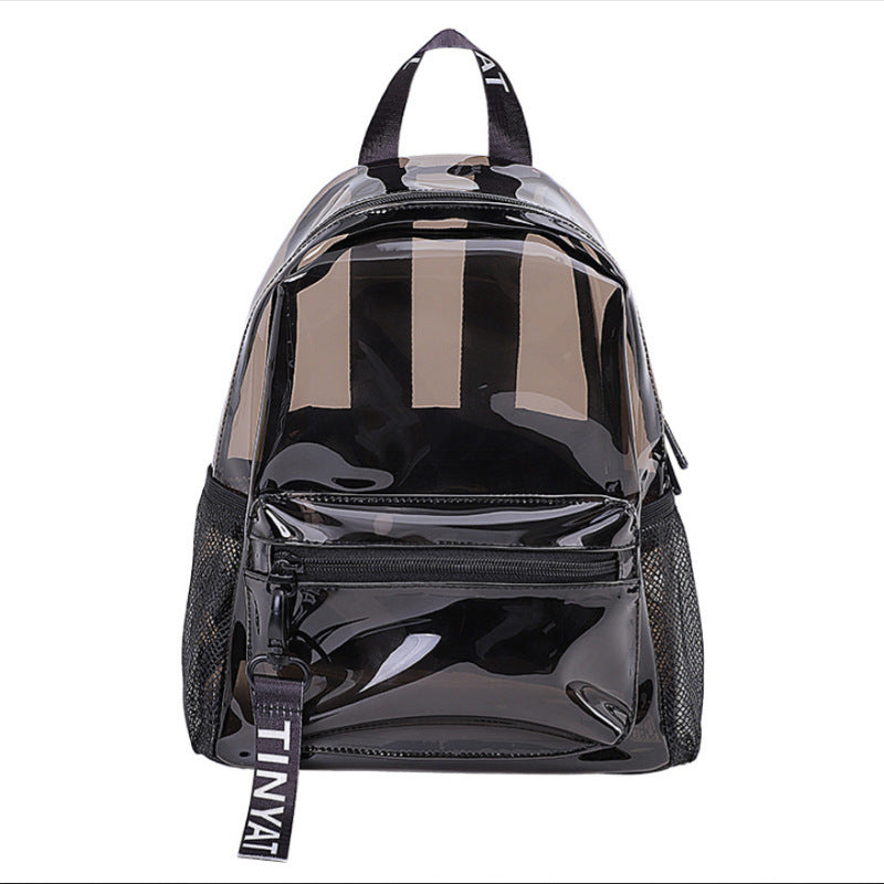 Large Capacity PVC Transparent Backpack Fashion Women Waterproof