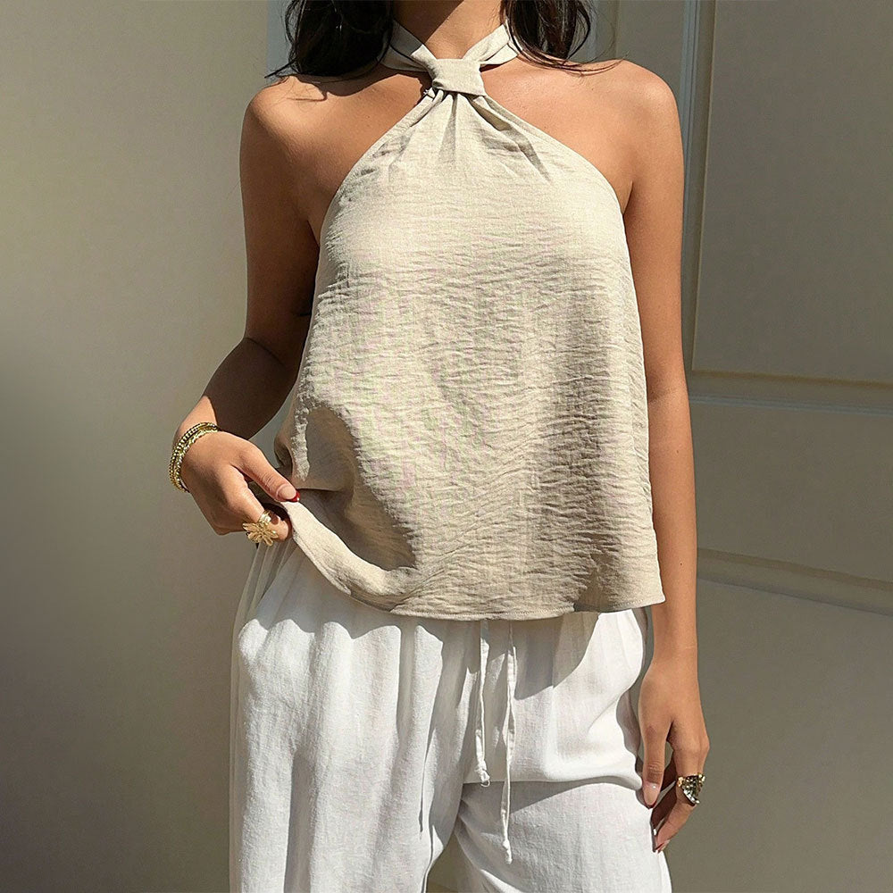 New Womens Halter-neck Camisole