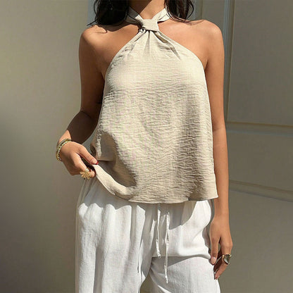 New Womens Halter-neck Camisole