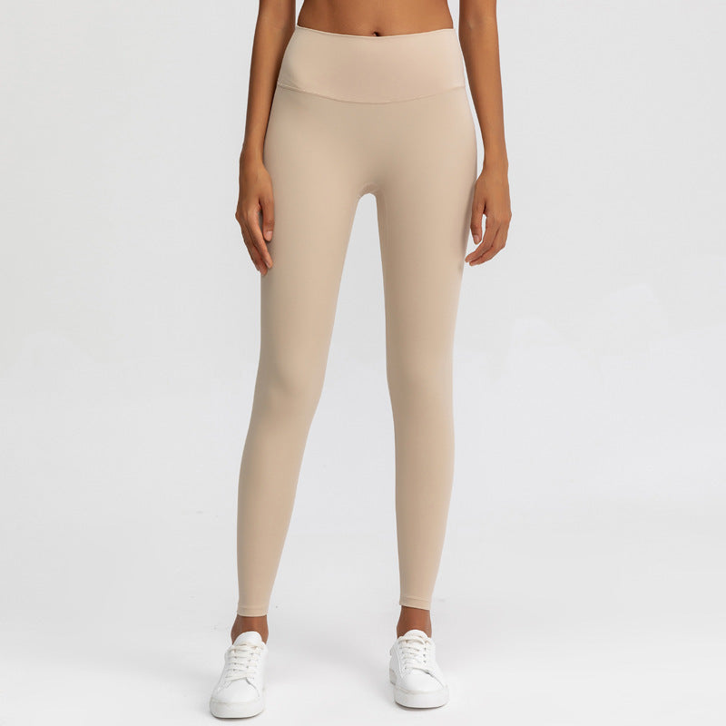 Autumn And Winter New Nude Women Yoga Pants No Embarrassment Line