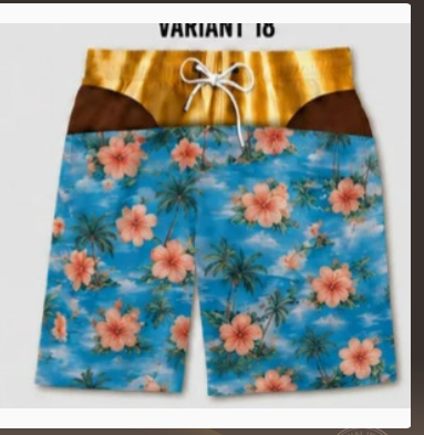 Loose-fitting Beach Pants Casual Vacation Shorts