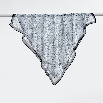 Versatile Printed Thin Square Scarf