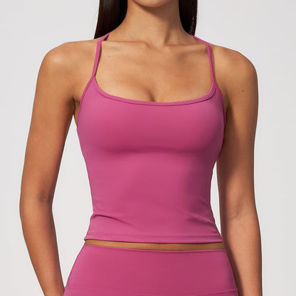Women's Bare-Fit Sports Yoga Tank Top