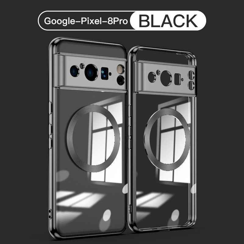 Shockproof Magnetic Phone Case with Camera Protection – Slim Anti-Drop Cover (Multiple Colors)