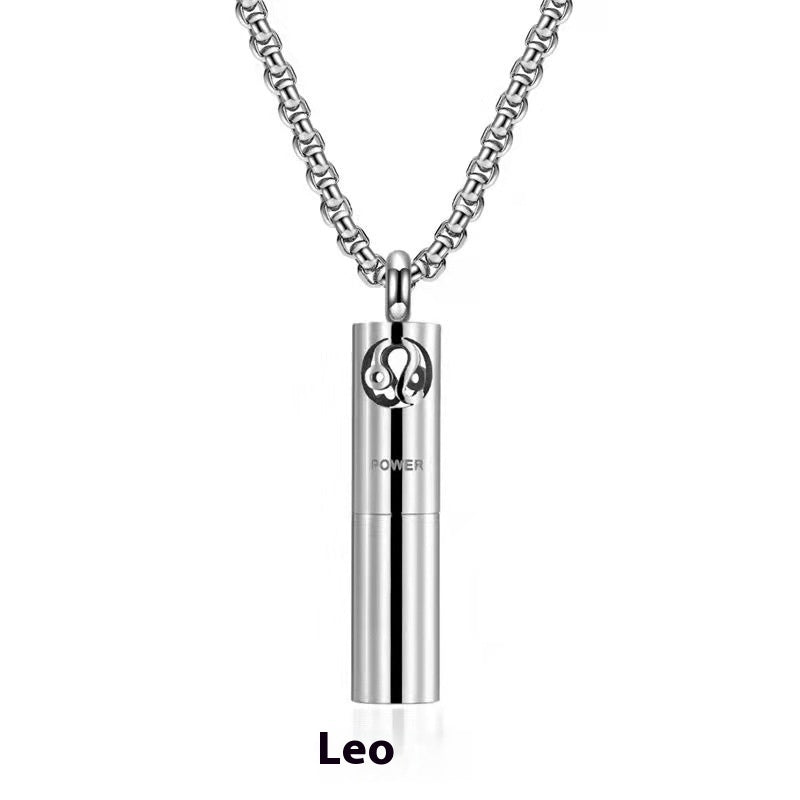 Stainless Steel Constellation Perfume Necklace