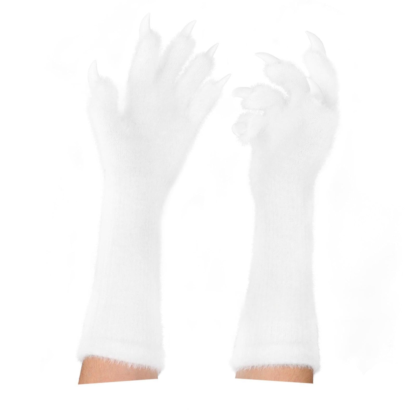 Halloween Silicone Meat Mat Long Gloves