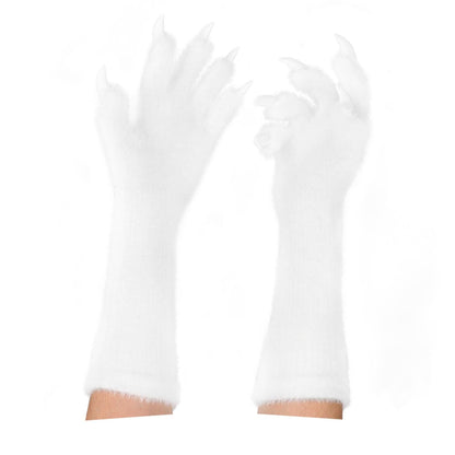 Halloween Silicone Meat Mat Long Gloves