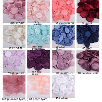 4cm Silk Rose Burnt Edge Petals