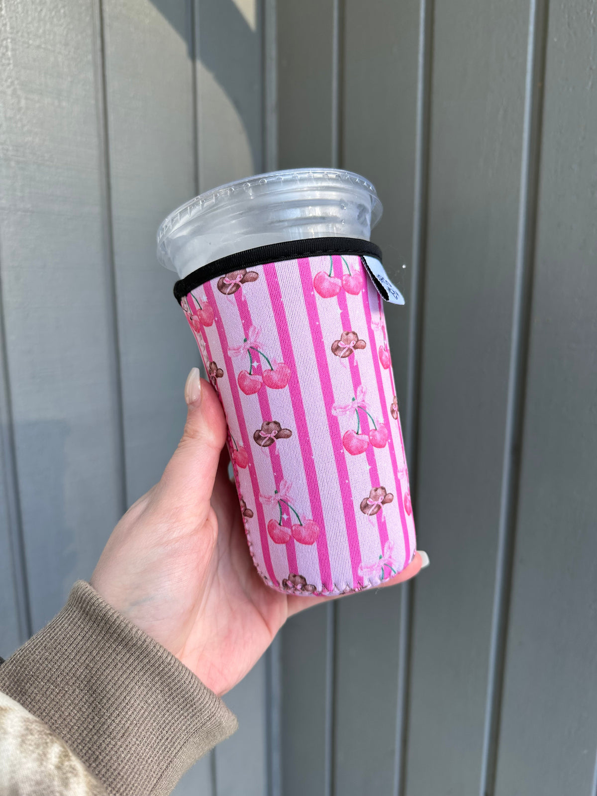 Croquette Cowgirl Coffee Sleeve | Girly Western Coffee Koozie
