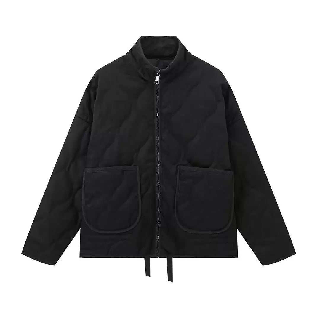 Loose, Oversized Quilted Lightweight Cotton-padded Jacket