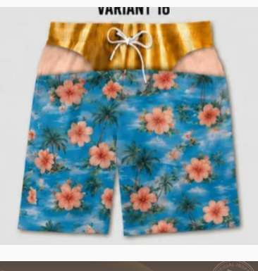 Loose-fitting Beach Pants Casual Vacation Shorts