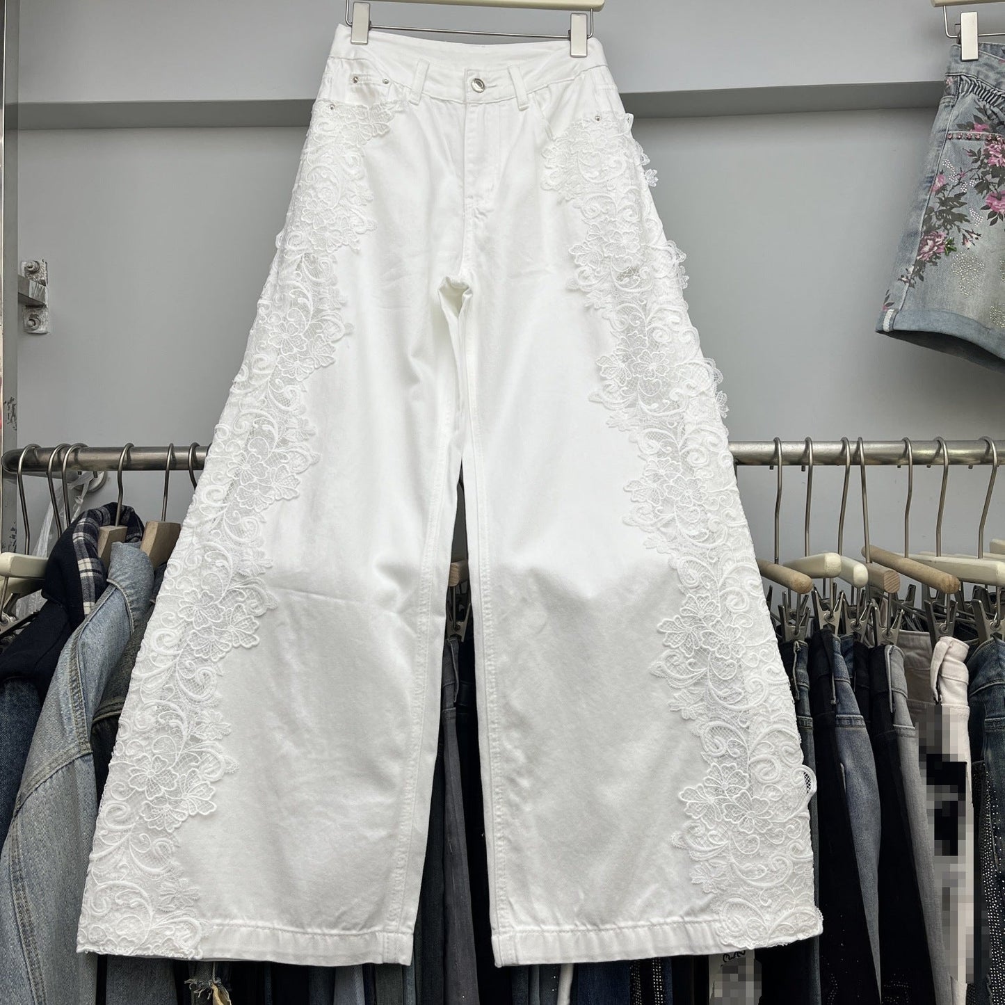 High-waisted Loose-fit Figure-flattering Versatile Straight-leg Wide-leg Pants