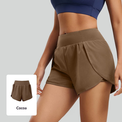 Fake Two-piece Sports Shorts