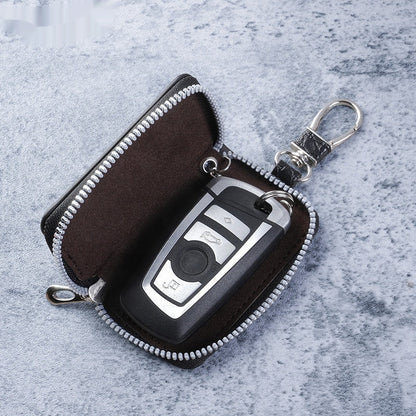 Unisex Zippered Car Key Case