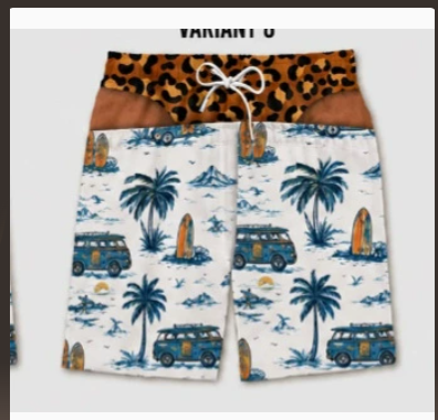 Loose-fitting Beach Pants Casual Vacation Shorts
