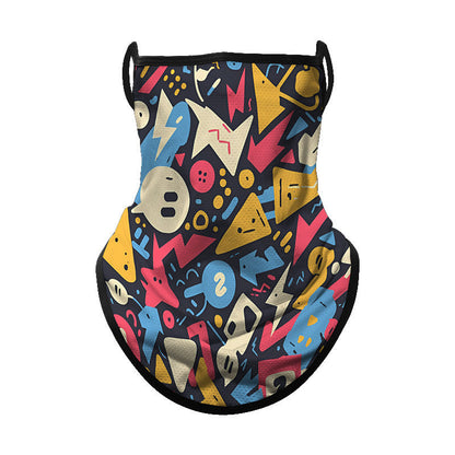 Motorcycle Riding Sun-Protective Face Mask Ear-Hanging Headscarf For Women