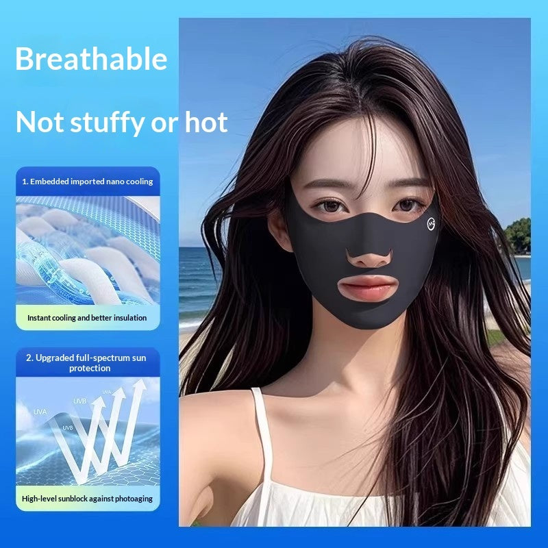Sun-protective Face Mask For Women Full-face Coverage UV Protection