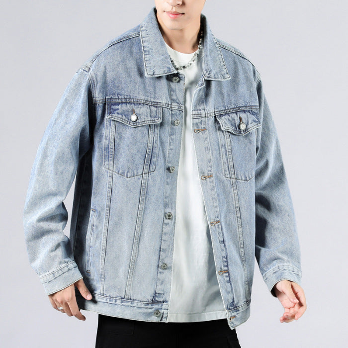 Men's Denim Jacket Casual Jacket Top
