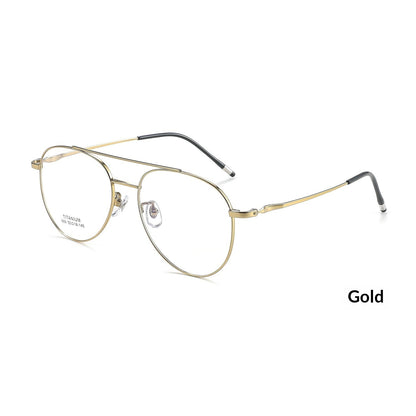 Retro Titanium-frame Fashion Glasses