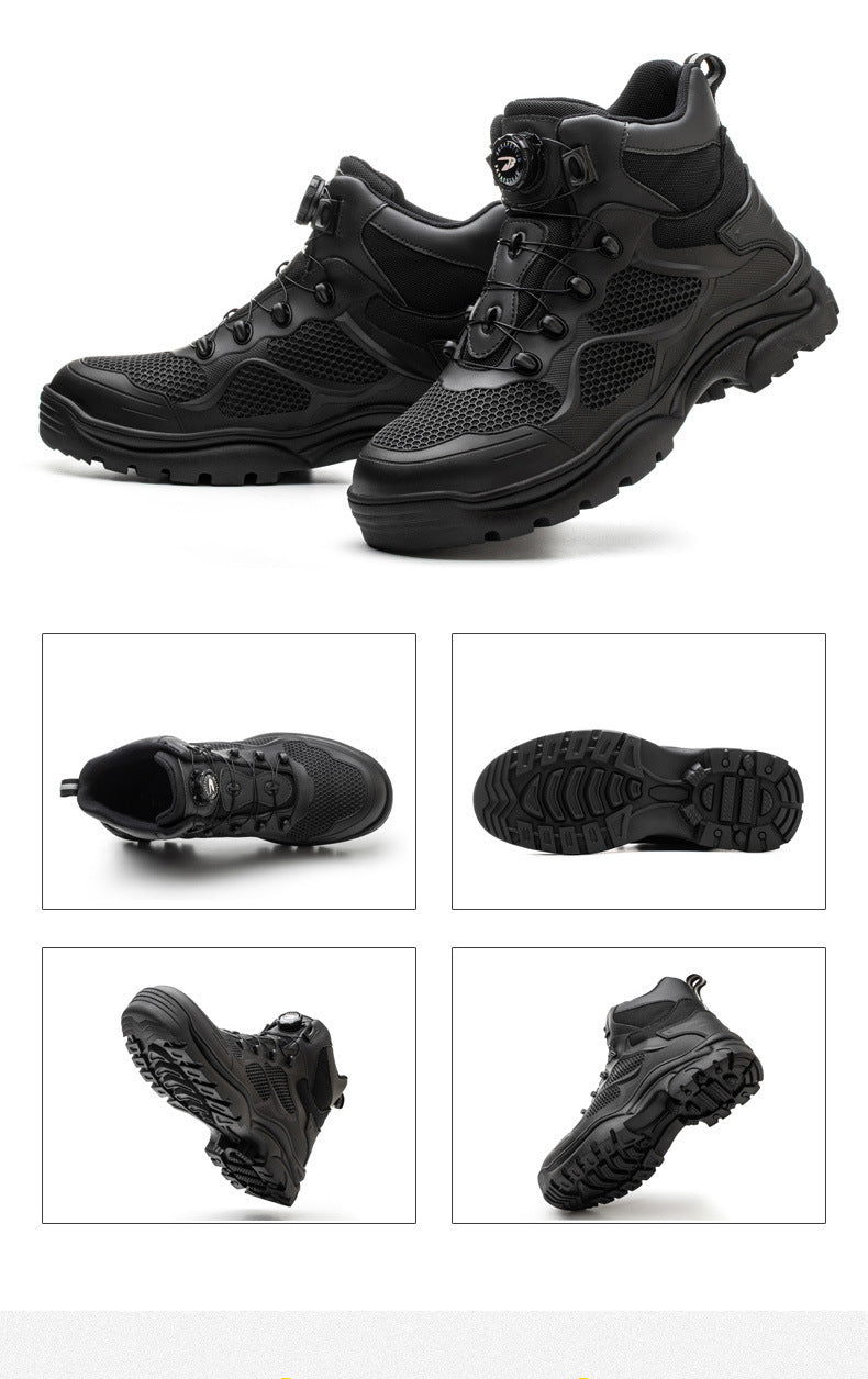 Men's Lightweight Safety Shoes - Anti-Smashing & Anti-Penetration