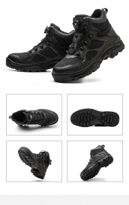 Men's Lightweight Safety Shoes - Anti-Smashing & Anti-Penetration