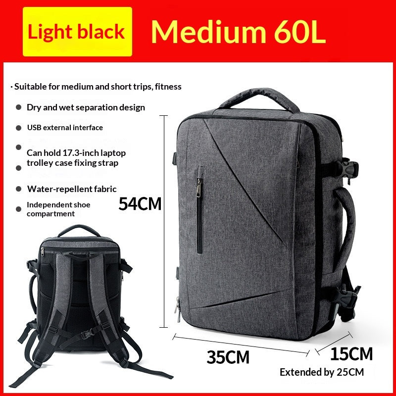 Travel Man Extra-Large Capacity Travel Backpack
