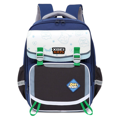 Schoolbag Burden Reduction Spine Protection Lightweight And Large Capacity Backpack