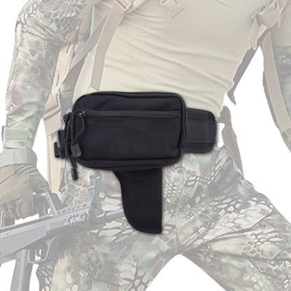 Outdoor Tactical Waist Pouch With Hidden Holster Multi-Functional Expandable Storage Bag