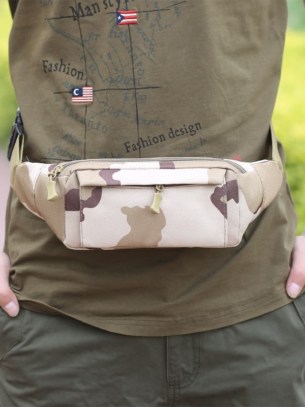 Men's Waist Bag Multifunctional Sports Casual Chest Bag