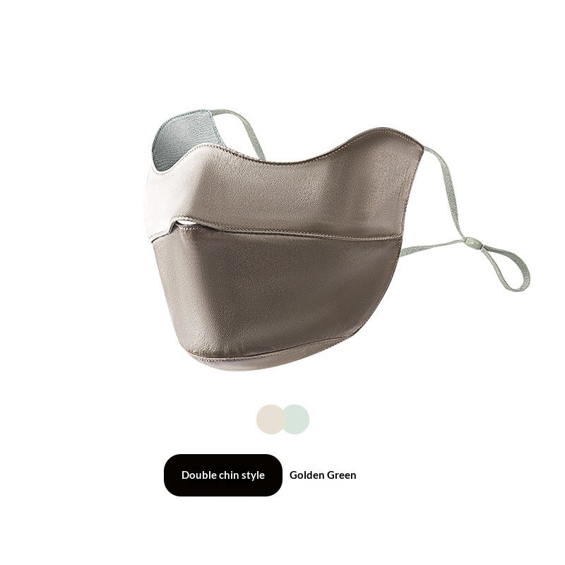 Silk Sun-protective UV-blocking Breathable Face Mask
