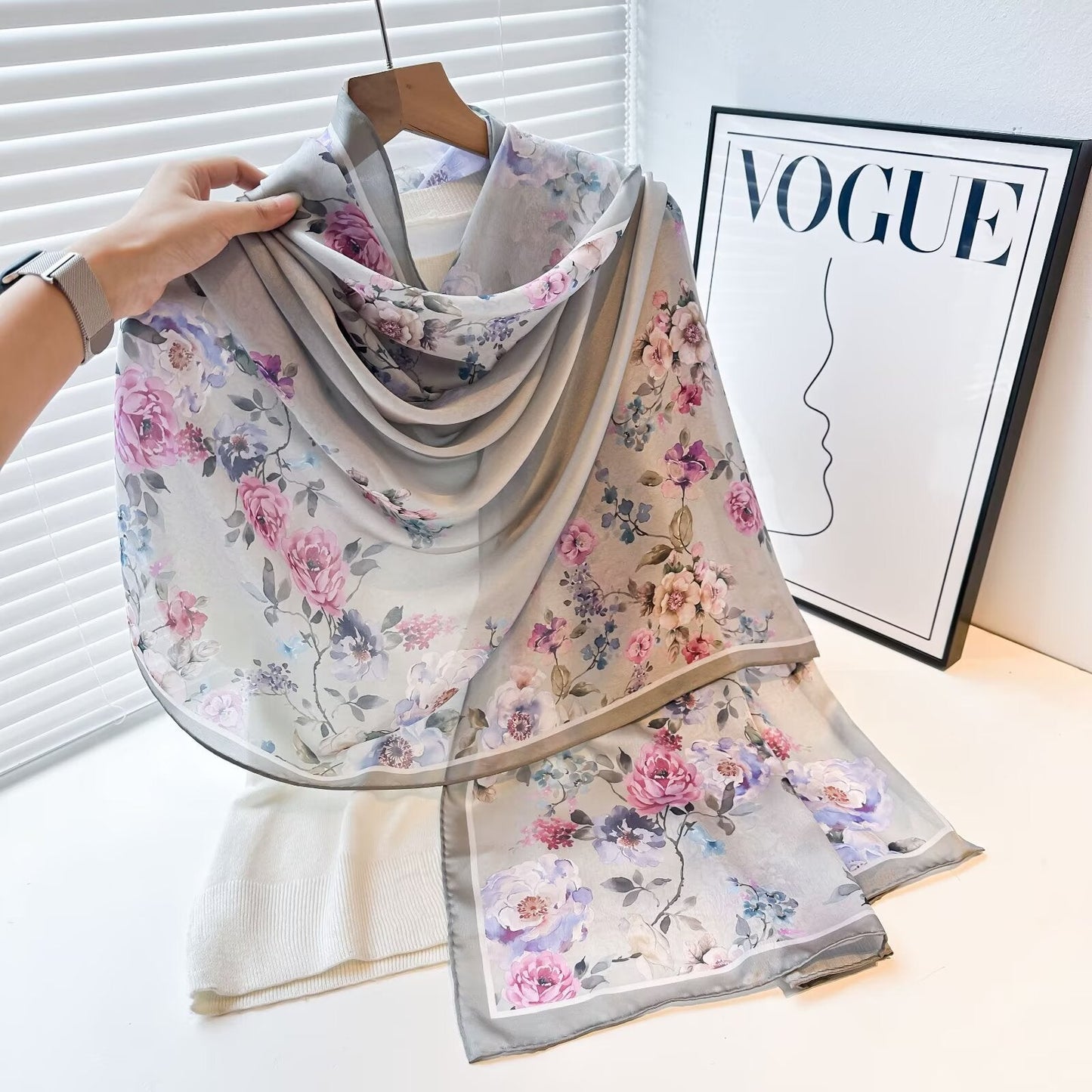 Silk Sun-protection Versatile Beach Scarf