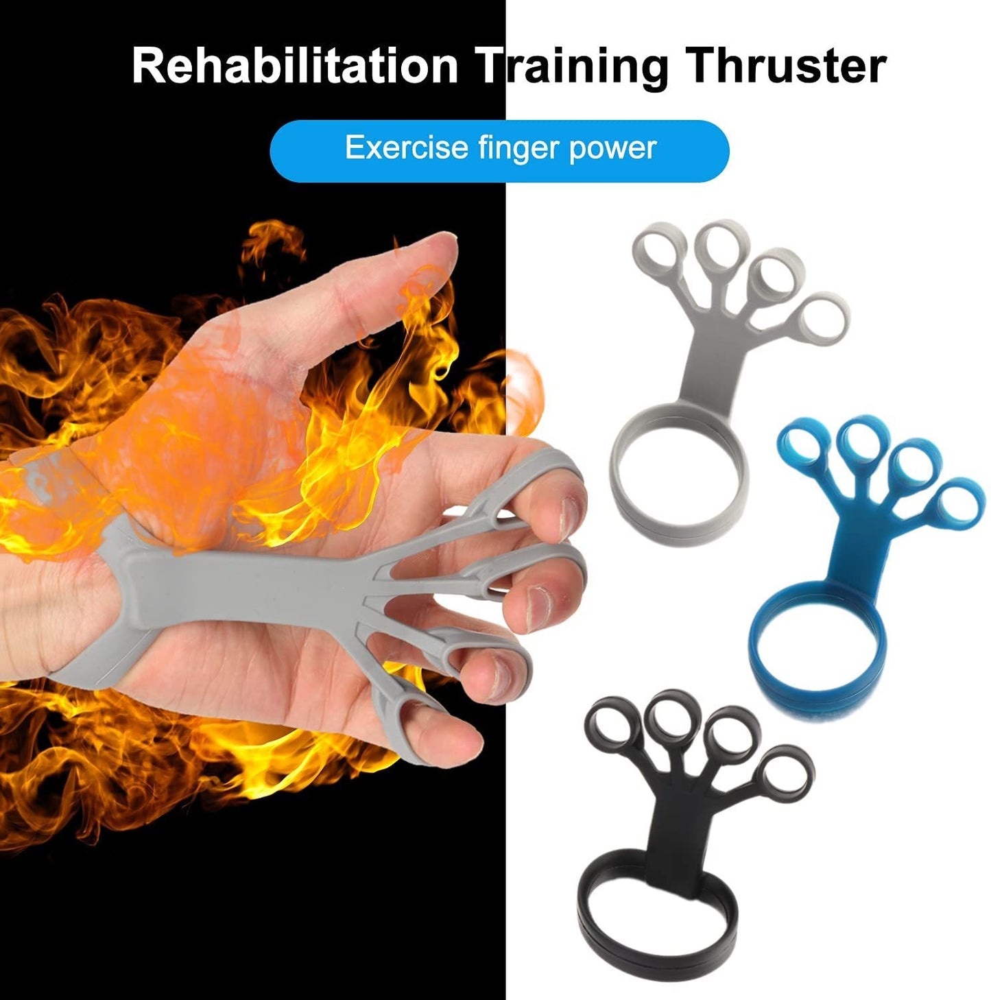 Silicone Finger Grip Trainer for Arthritis Relief