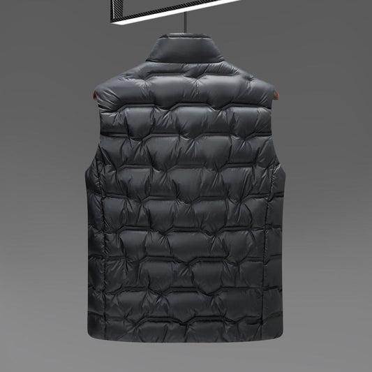 Men's Warm Sleeveless Down Vest For Young People