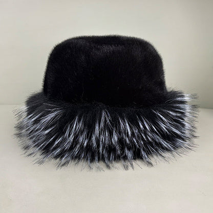 Winter And Autumn Plush Mongolian Hat With Multi-color Brim And Fisherman Style Hat For Outdoor Travel And Warmth Preservation Winter Protection Fleece Hat